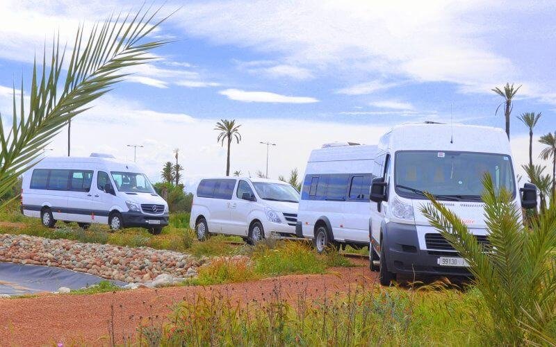 luxury tourist transport vehicle in Morocco